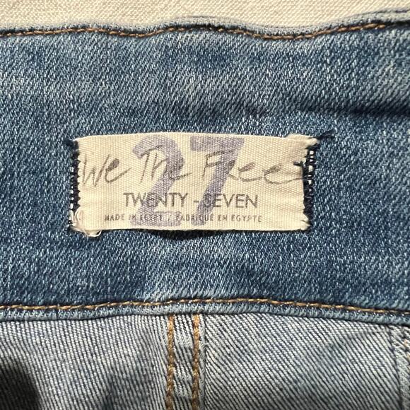Free People X We The Free‎ Women's Light Blue Jayde Flared Jeans Size 27 - Picture 11 of 12